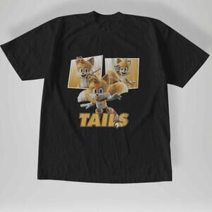 Style Sonic The Hedgehog 2 BoyS Tails Miles Prower  Graphic  T-Shirt